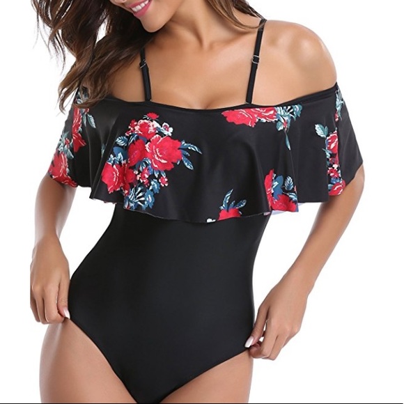 cute off the shoulder swimsuits